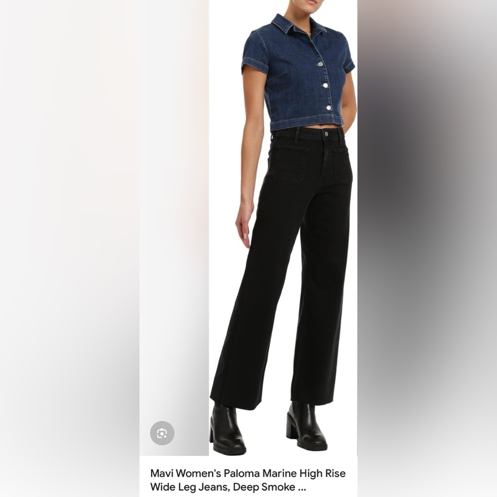 Mavi. Paloma Marine wide leg. Colour: Deep smoke